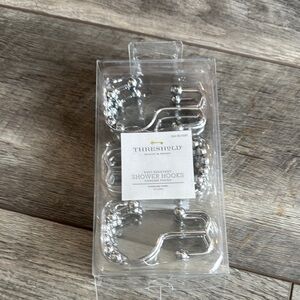 Threshold Silver Shower Hooks